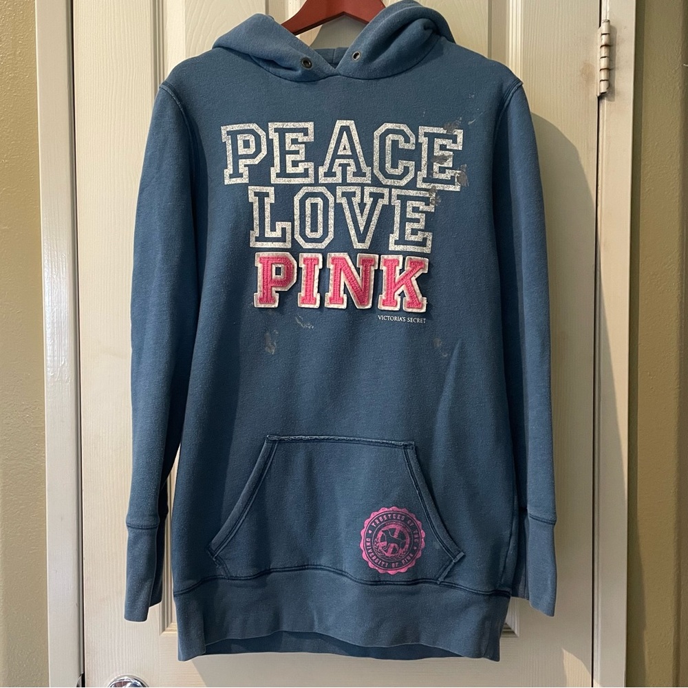 VS Pink Tunic Hoodie